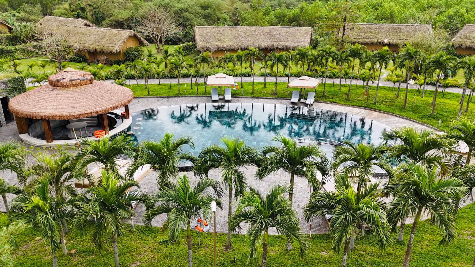 Aerial view of Alba Wellness Valley by Fusion