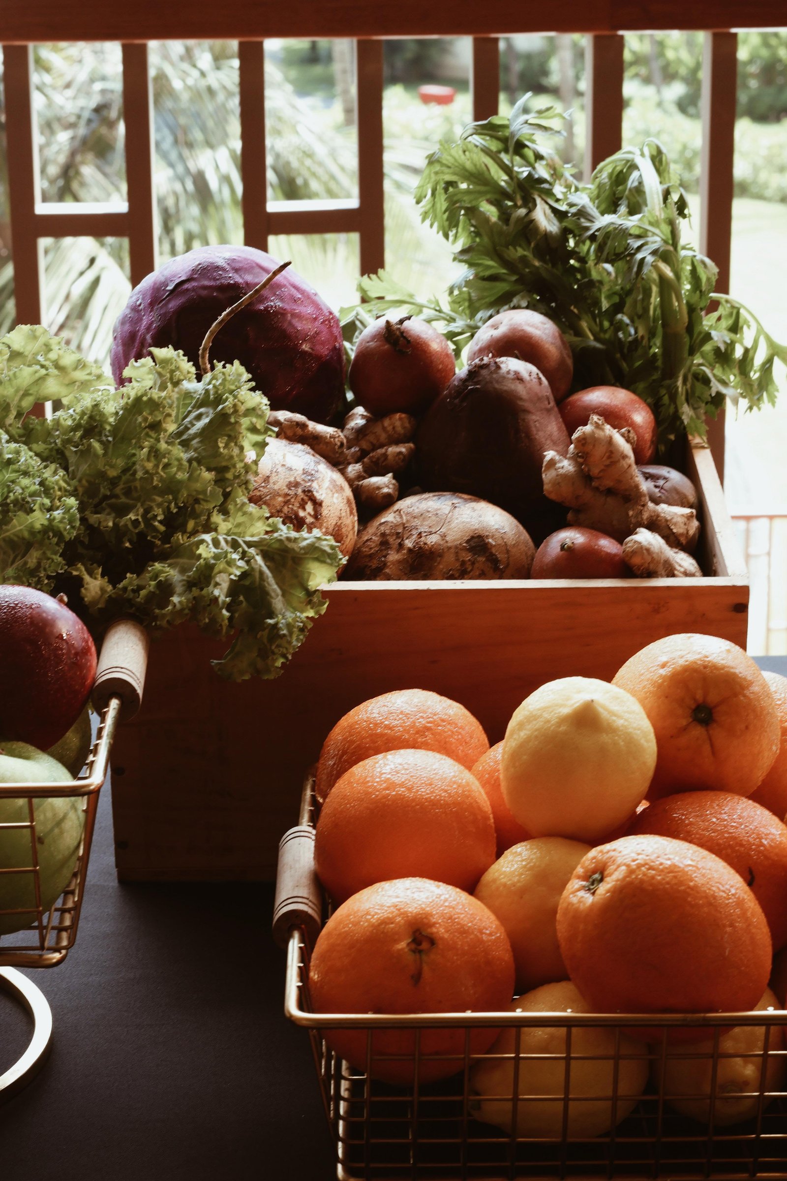 Fresh retreat nourishment being prepared at Fusion Resort Da Nang